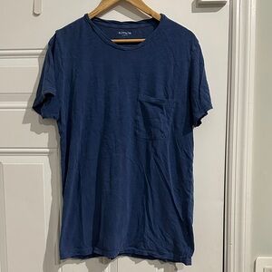 Bonobos Navy Pocket Crew Neck T-Shirt - Men's Large Slim